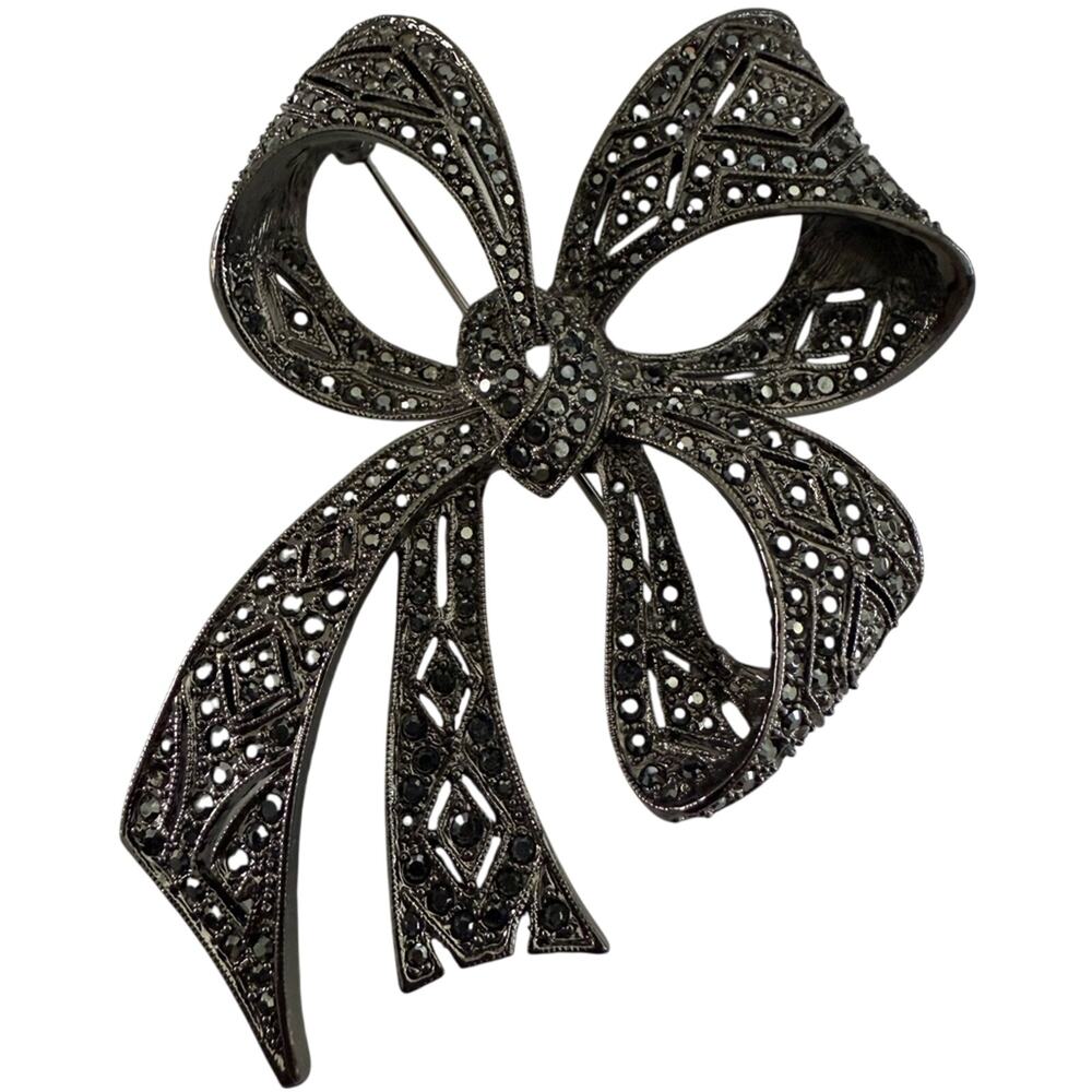 KJL Kenneth Jay Lane Bow Brooch Pin VINTAGE